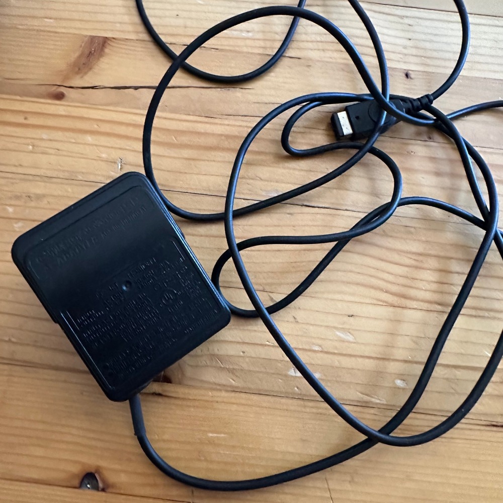 Nintendo Game Boy Advance SP AC Adapter Wall Charger AGS-002 Original OEM Black
